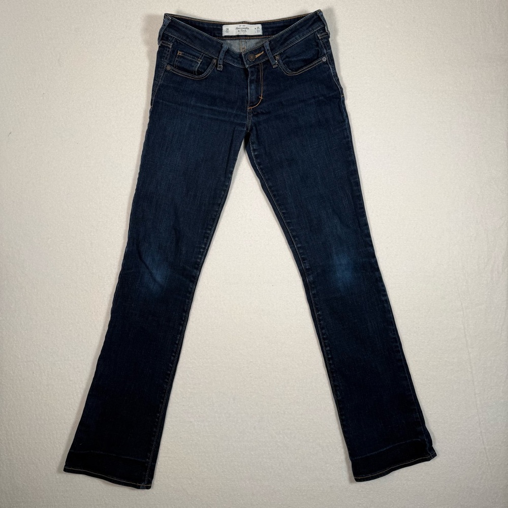 Abercrombie & Fitch Women's Boot Cut Jeans - Dark Blue